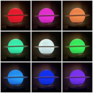 Levi Planet Saturn lamp colors